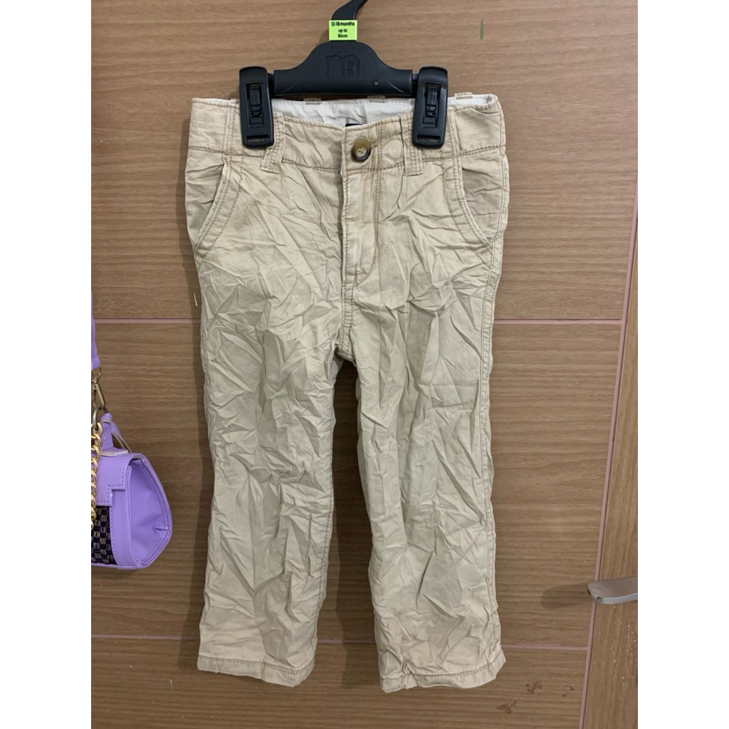 1-3 (Y) Celana Chinos Baby GAP Coklat Anak Laki-Laki