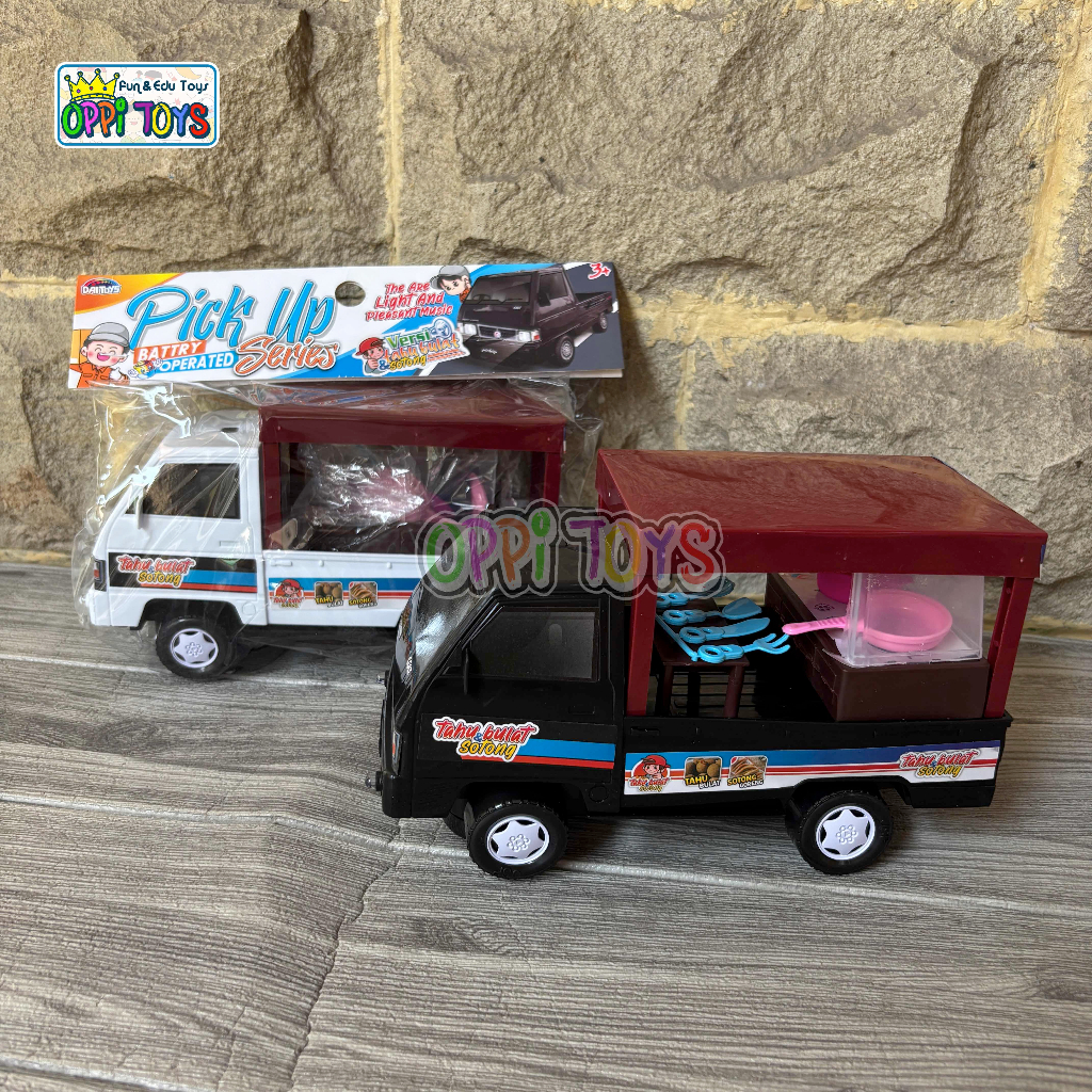 Mainan Mobil Pickup Tahu Bulat Sotong Anak Edukasi Jajanan Tradisional Suara Unik Viral Lucu Murah