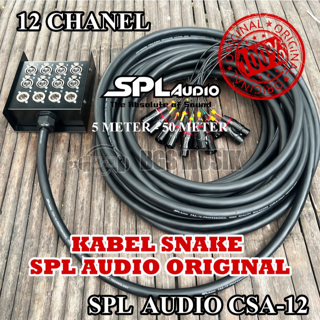 Kabel Snake SPL Audio 12chanel ORIGINAL - Kabel Snake SPL Audio 12ch CSA12 Plus BOX SNAKE
