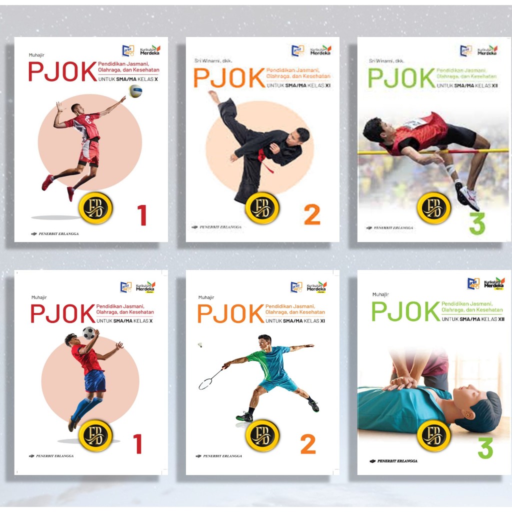 [Penerbit Erlangga] PJOK Kelas 10, 11 & 12 Kurikulum Merdeka & Revisi