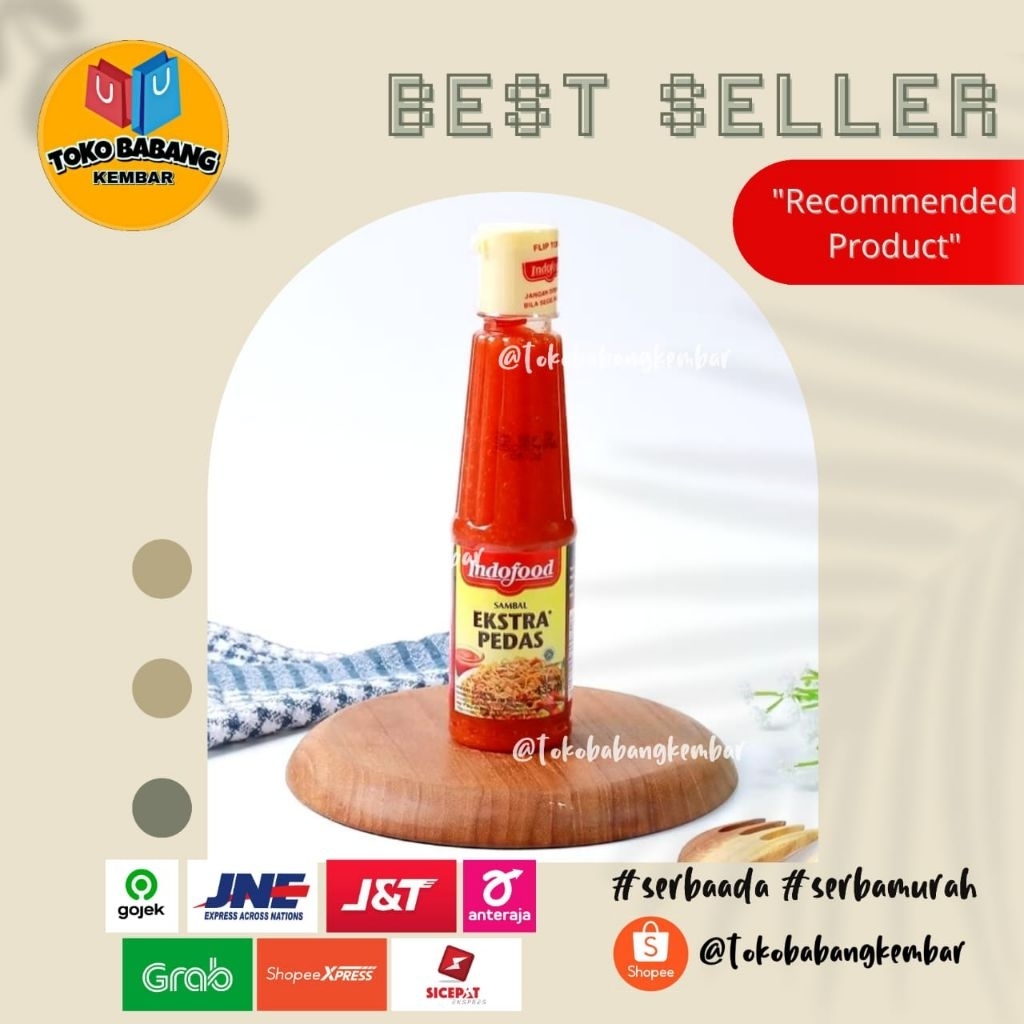

Saos Sambal Indofood Pedas Rasa Extra Pedas (135 ml)