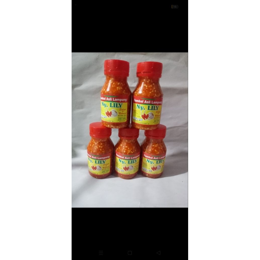 

Sambal Pedas Ny. Lily Asli Lampung