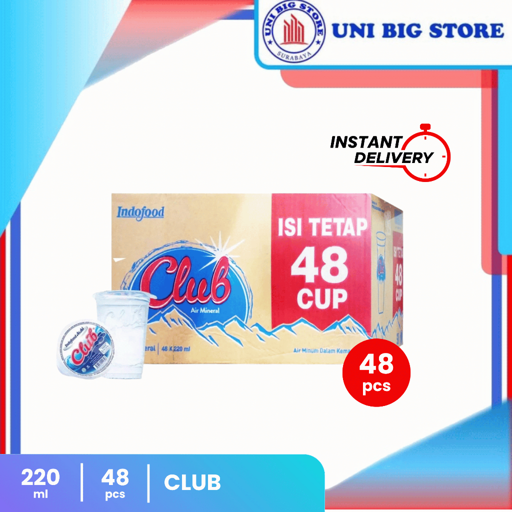

Club Air Mineral Gelas 220 ml DUS 48 Pcs