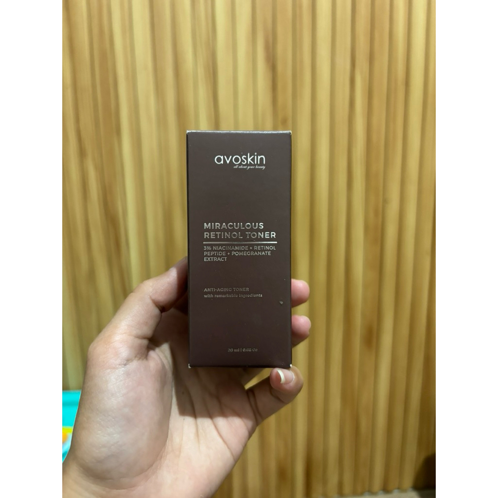 PRELOVED AVOSKIN MIRACULOUS RETINOL TONER 20ml
