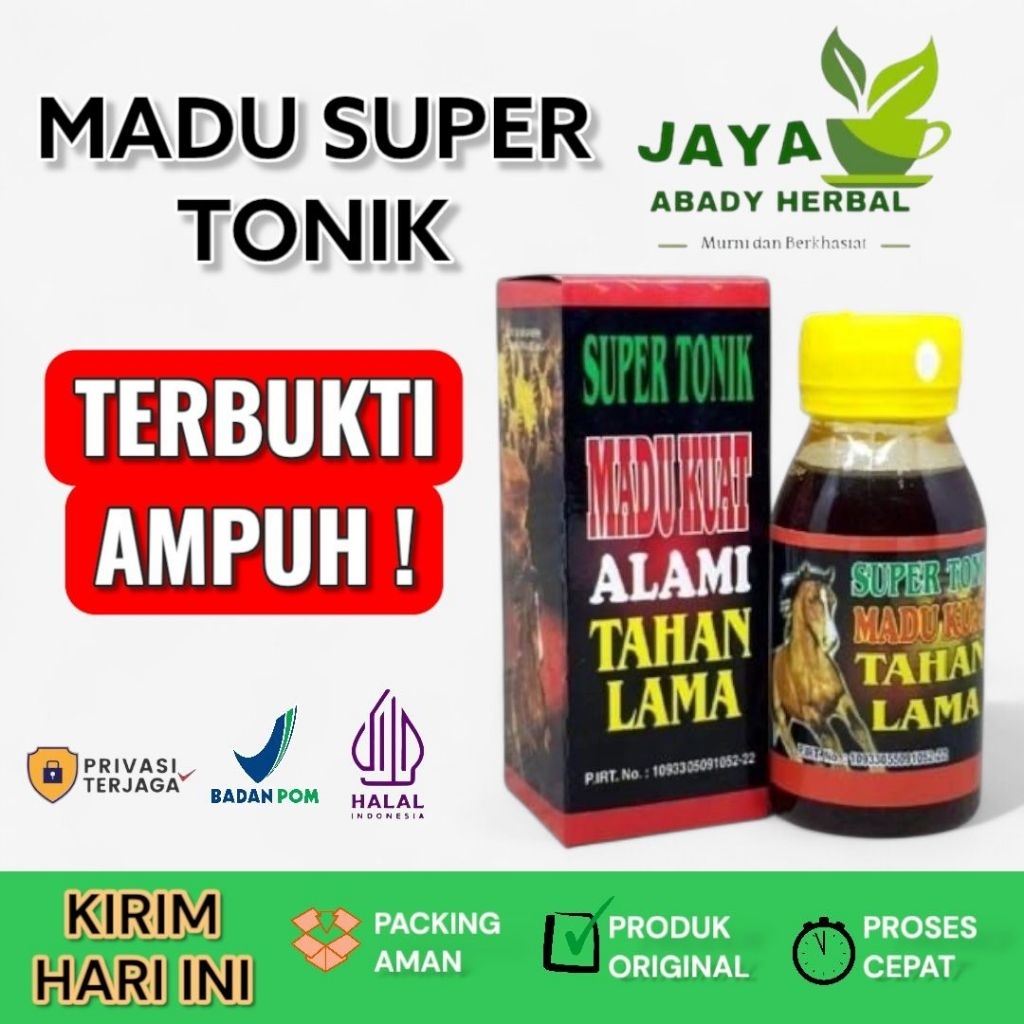 

Madu Super tonik Asli Original