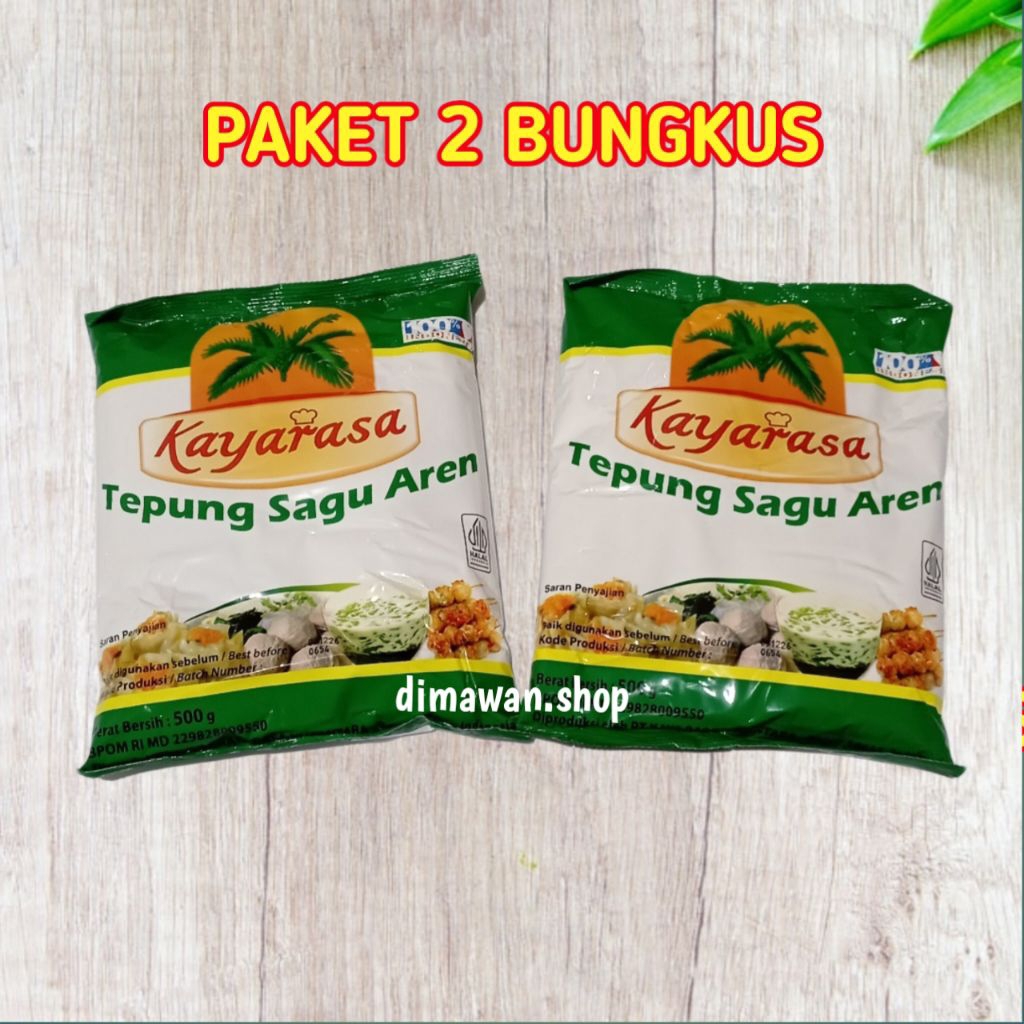 

KAYARASA tepung sagu aren 500 gram ( 2pcs )