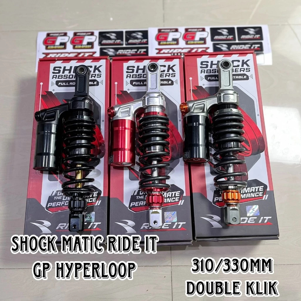 Shockbreaker Shock Tabung Matic Ride It GP 277 Click Kompresi Rebound Fungsi Shockbreaker Matic 310m