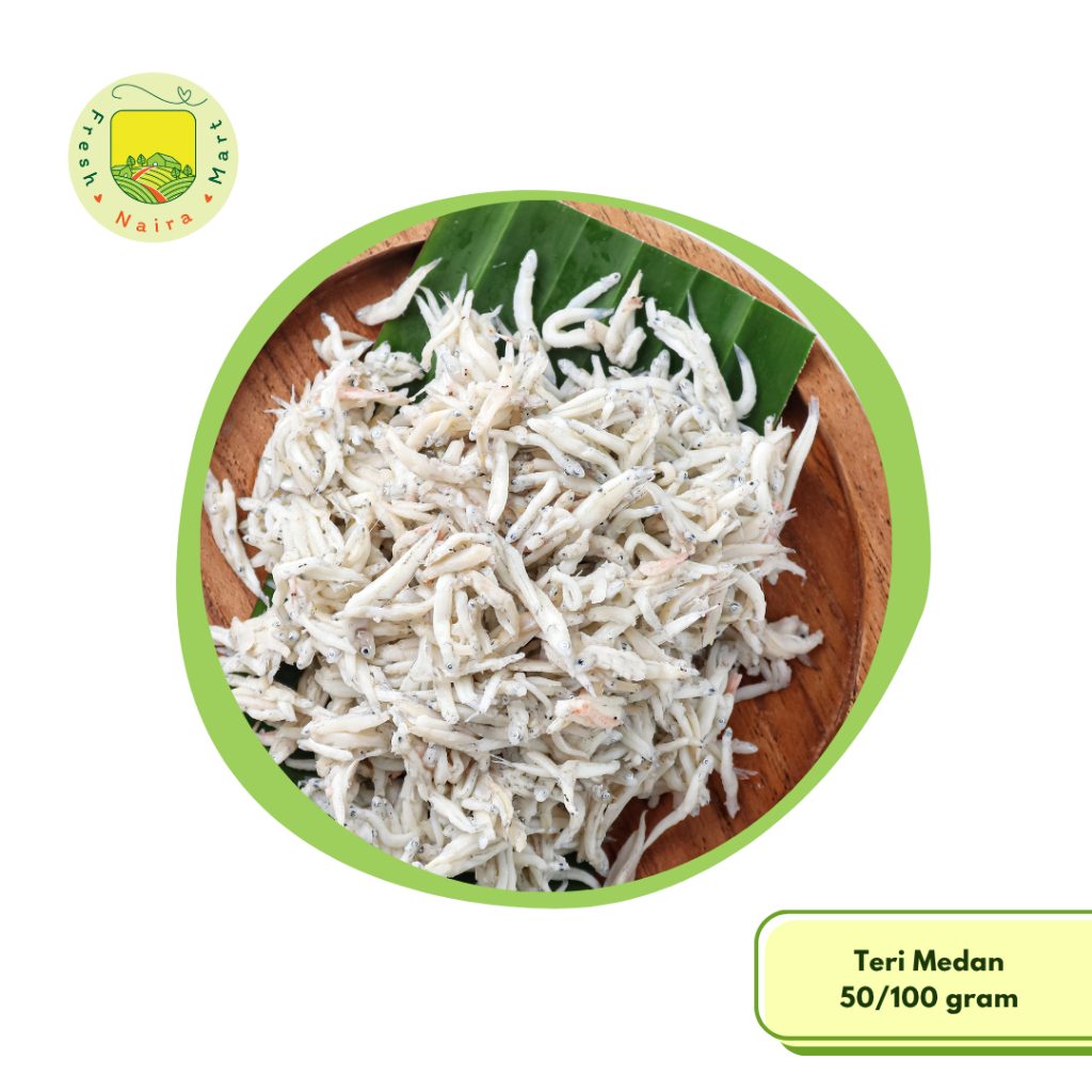 

Ikan Asin Fresh Teri Medan 100 gr