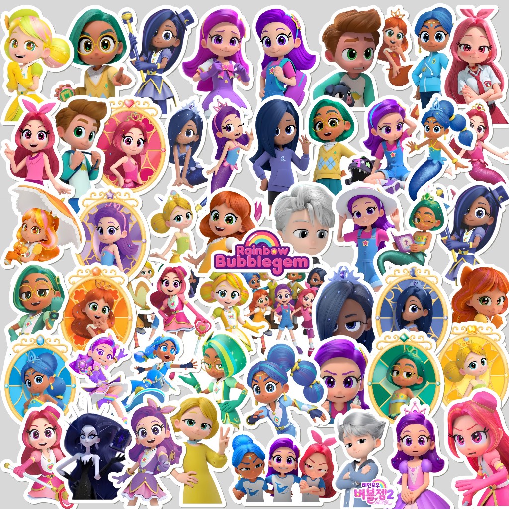 

Stiker Rainbow Bubblegem Sticker Anak Perempuan