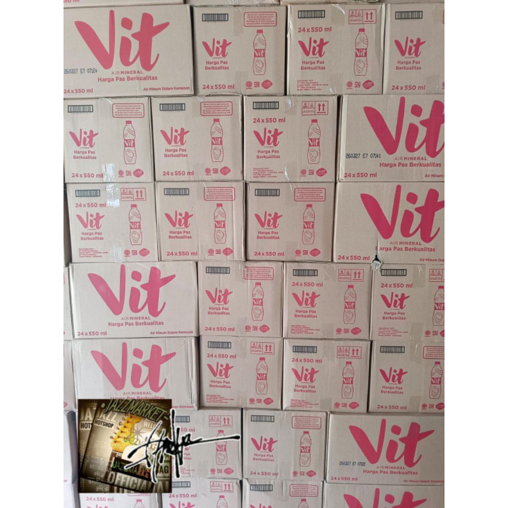 

Air Mineral VIT 550 ML Botol [1 Dus 24 Botol]