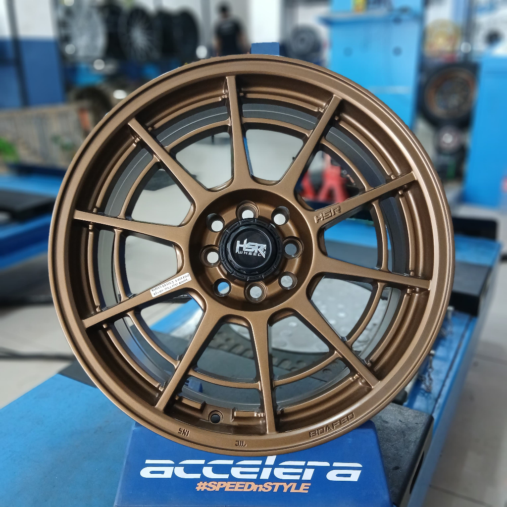 VELG MOBIL RING 17 PELEK RACING HSR BOAFEO R17 UNTUK YARIS JAZZ XENIA AVANZA BALENO SIGRA DLL