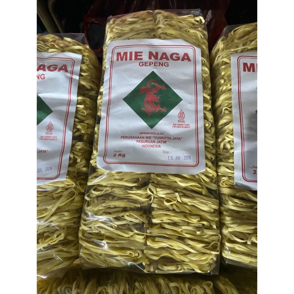 

mie kering pangsit cap mie naga 2kg los mieAyam/mieGacoan/mieYamin