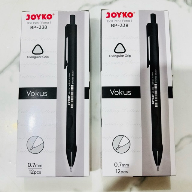 

( PAK ) Pulpen Joyko Vokus BP-338 0.7mm / Bolpen Cetek Joyko