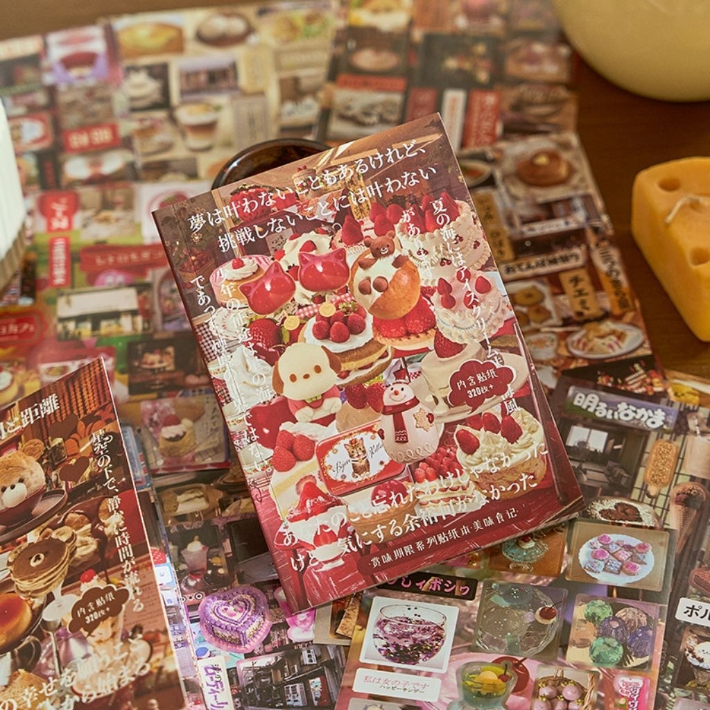 

Sticker Book Journaling Jurnal Japanese Retro Red Snowman Rilakuma Toast Jurnal Stiker