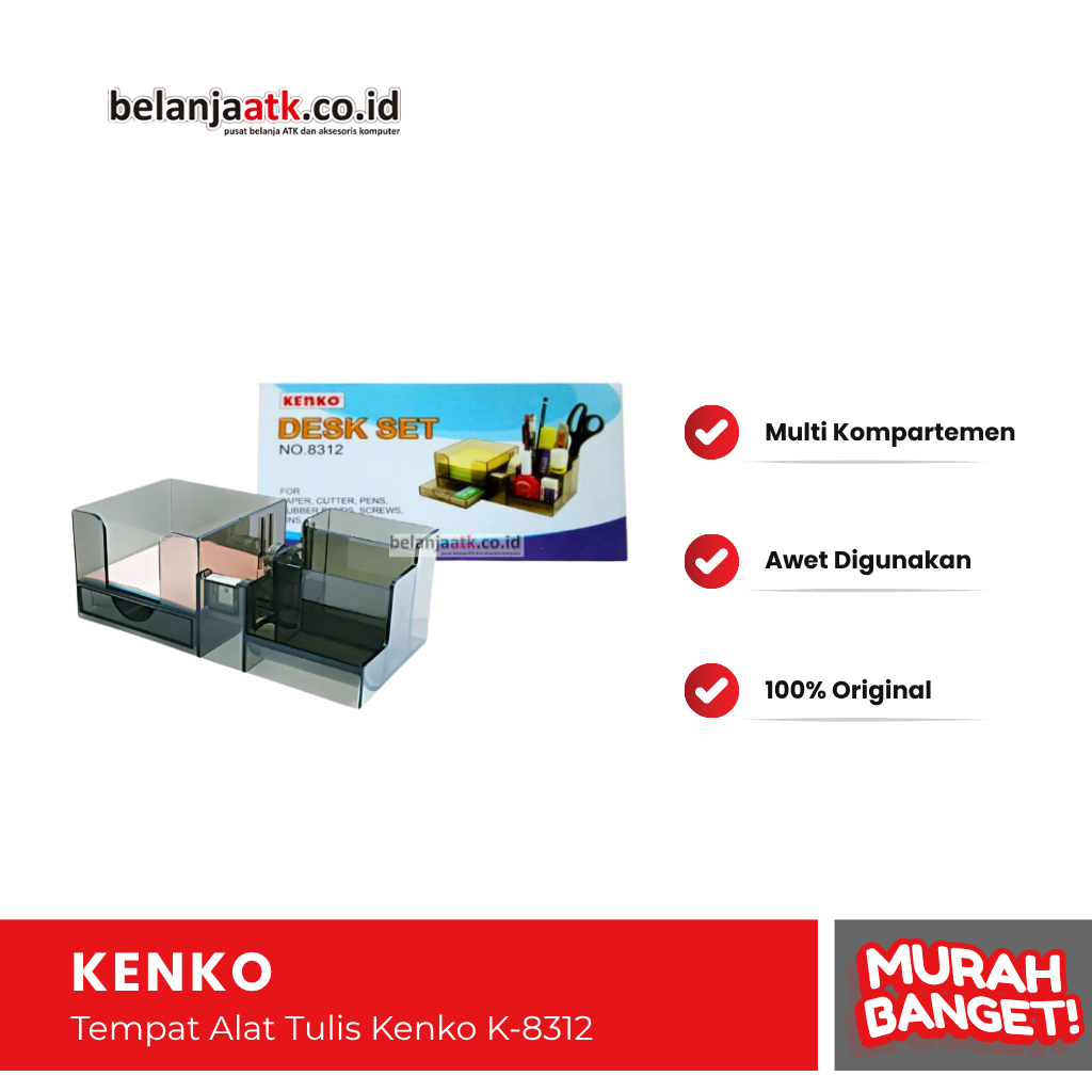 

Tempat Alat Tulis Kenko K-8312 / Desk Set / Desk Organizer