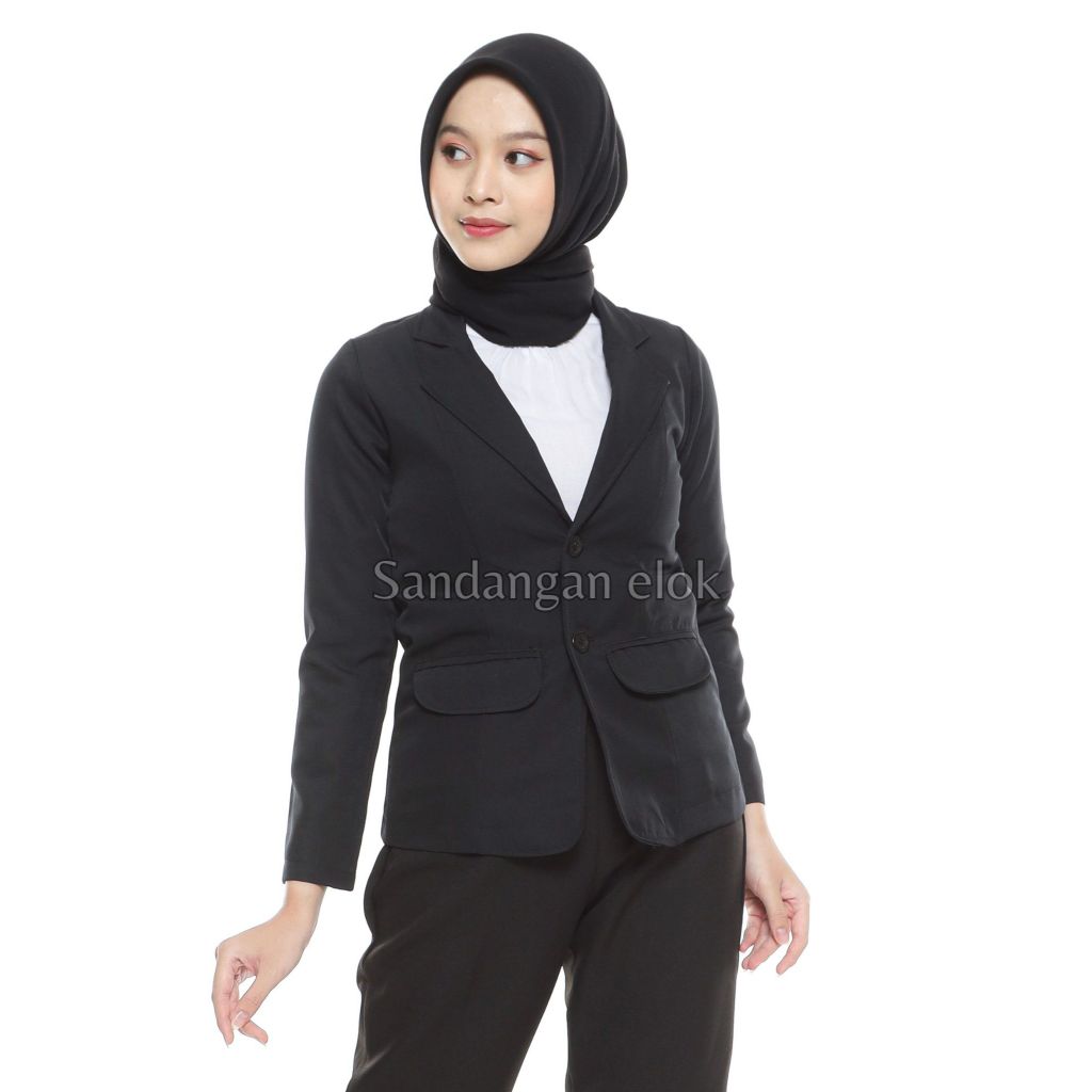 Promo Terbaru Best Sale Jas Sidang Skripsi Wanita Blazer Wisuda Wanita