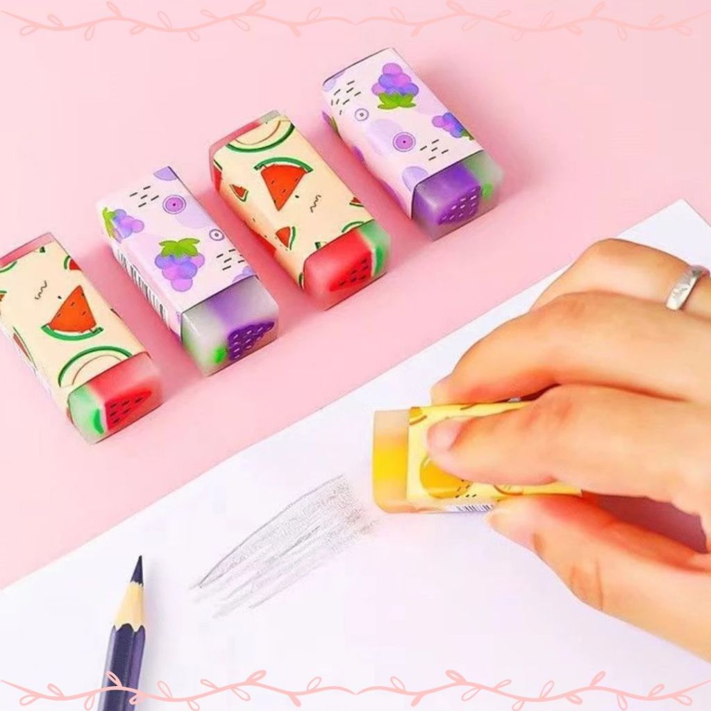 

Penghapus Pensil Motif Buah Fruits Eraser Penghapus Karakter Hewan Sweet Eraser Anak Sekolah Karakter Dino Hapusan Sekolah