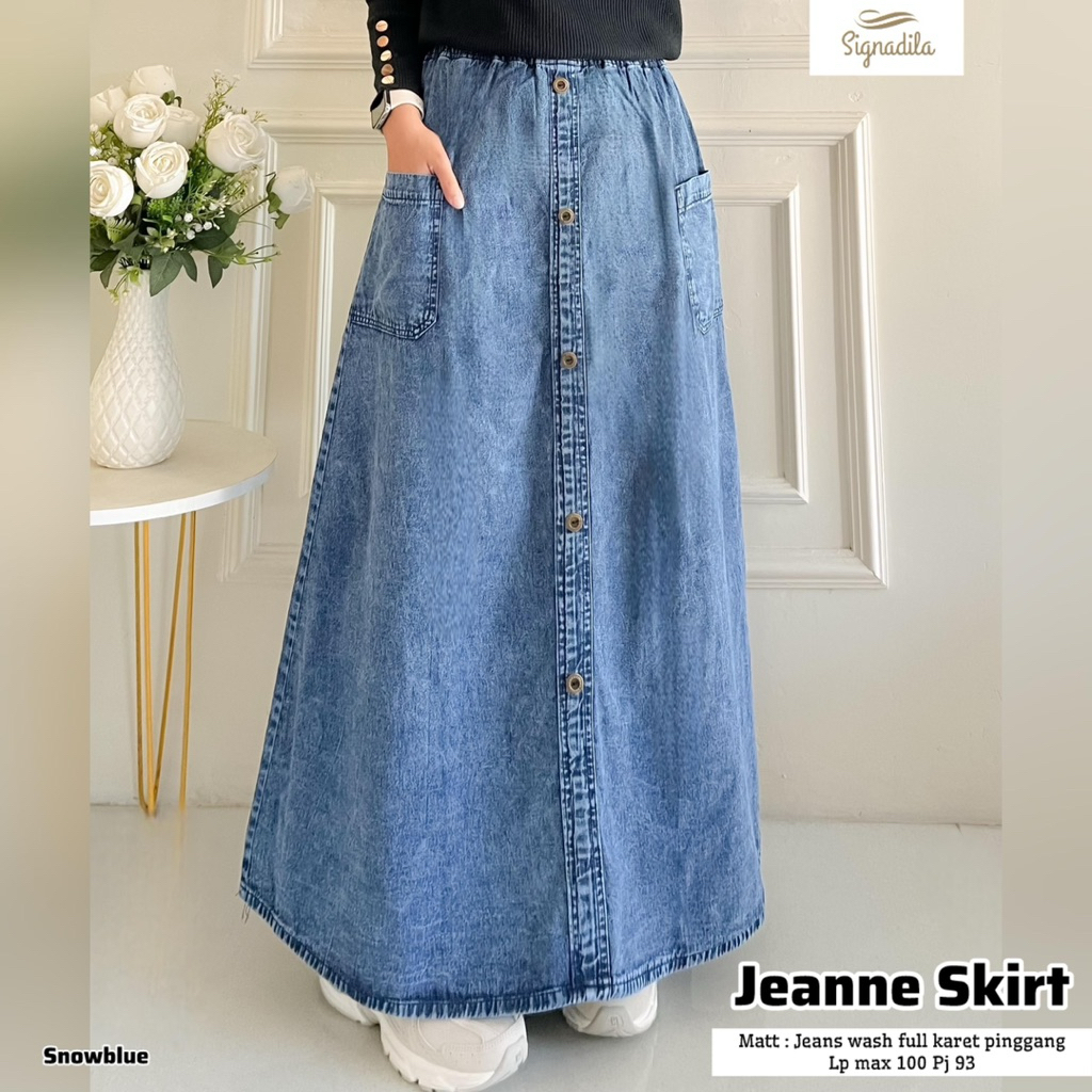 JEANNE ROK JEANS WANITA LP 100CM PJ 93CM