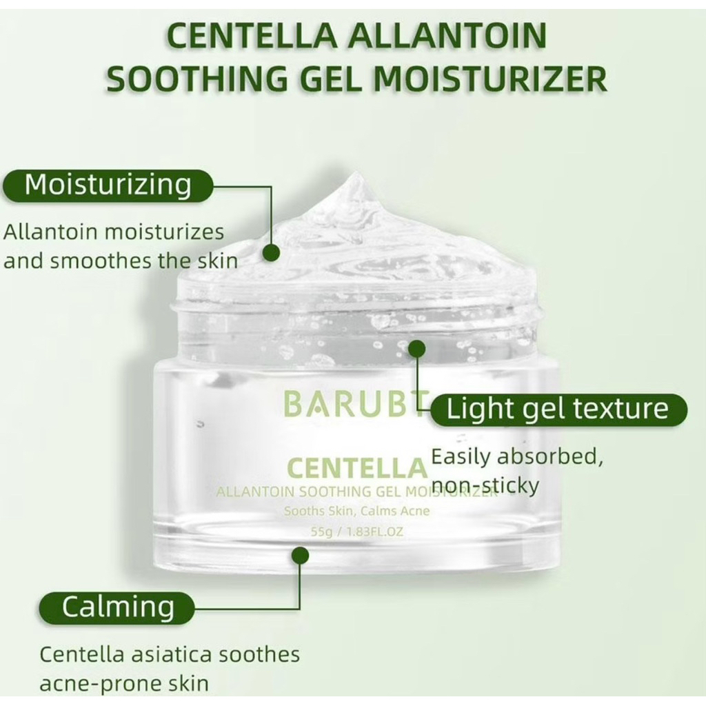 BARUBT Centella Soothing Moisturizer Gel Pelembab Wajah 55Gr