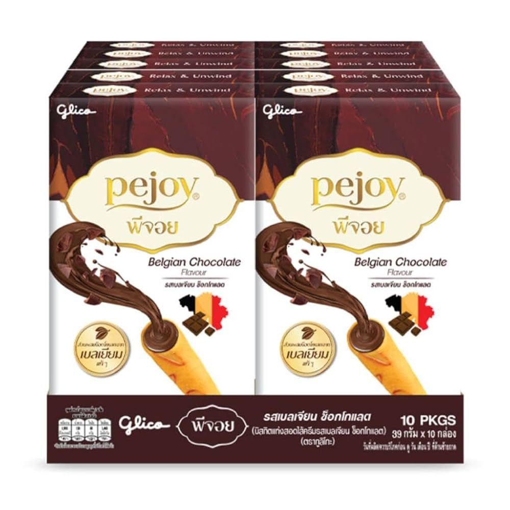 

PEJOY BELGIAN CHOCOLATE 16GR PAK ( 10 BOX )