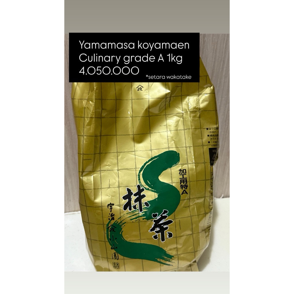 

Yamamasa Koyamaen Grade A 1kg