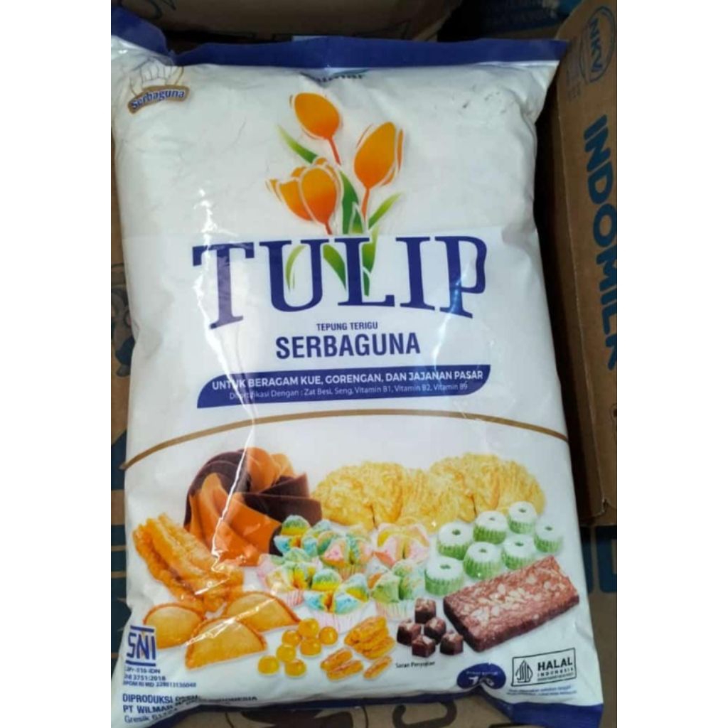 

TEPUNG TERIGU TULIP SERBA GUNA 1KG ECER