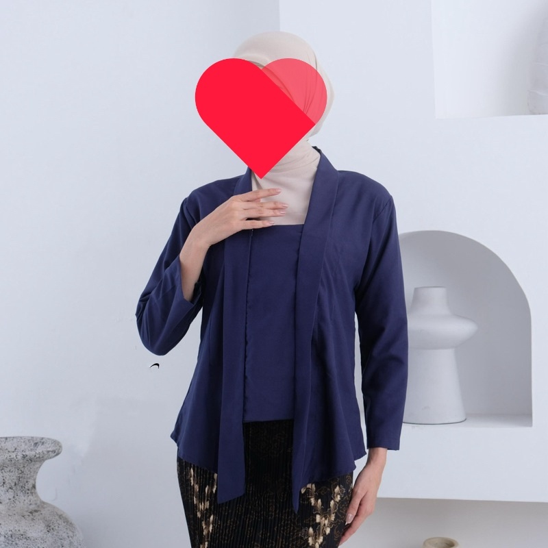 KEBAYA KUTU BARU POLOS / KEBAYA /KEBAYA REMAJA / KEBAYA IBU-IBU / PAKAIAN TRADISIONAL KEBAYA / KEBAY