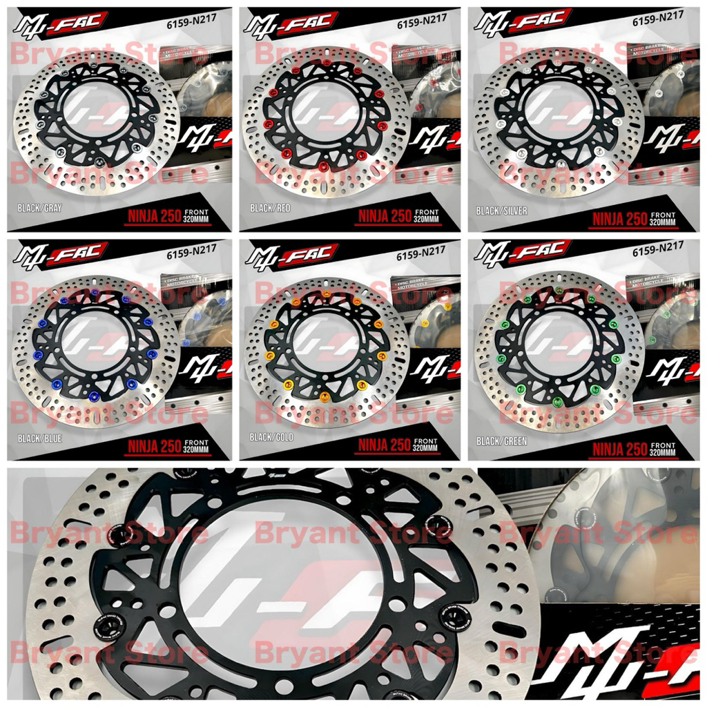 PIRINGAN DEPAN CAKRAM MUFAC 320MM NINJA 250 FI Z250 CNC FLOATING BRAKE DISK DISC DISCBRAKE DISKBRAKE