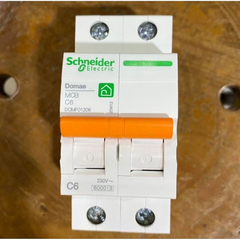 MCB 2 Phase 6 Ampere Schneider
