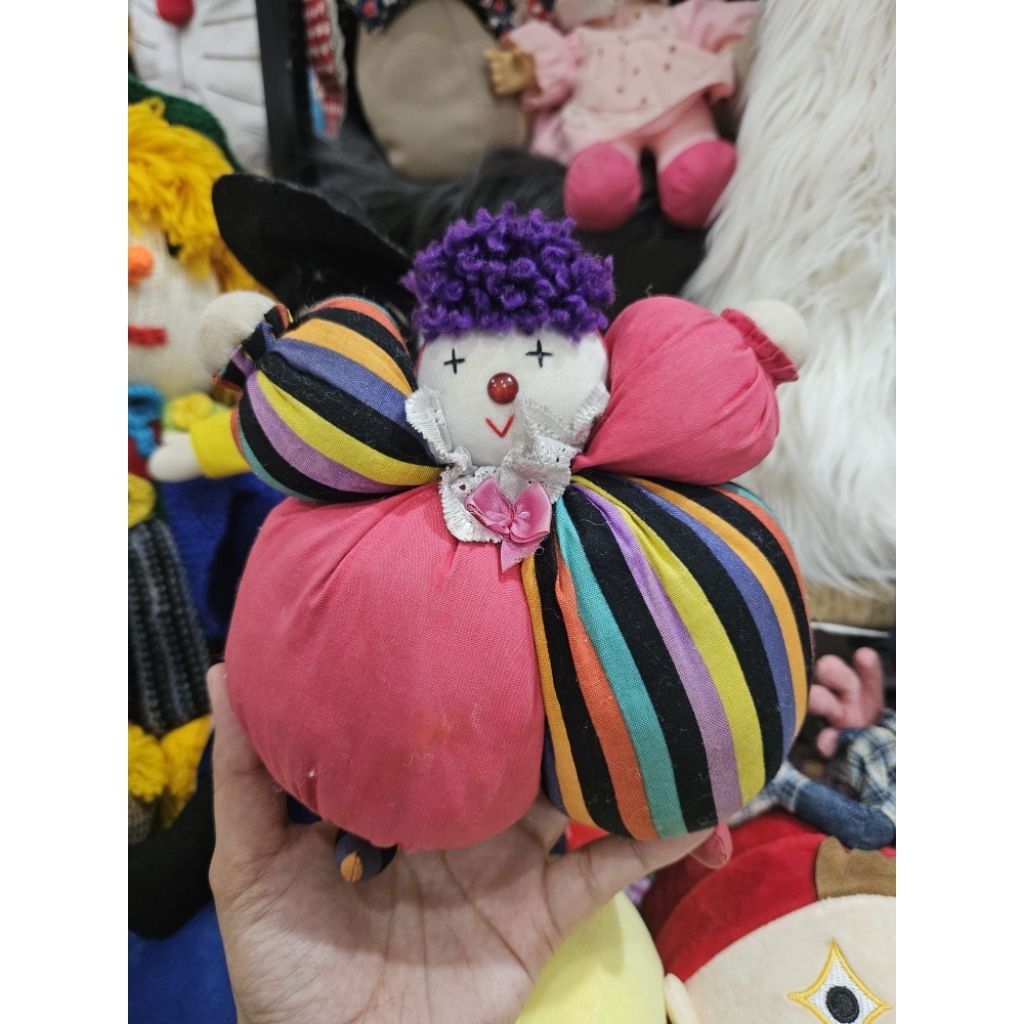 boneka badut vintage