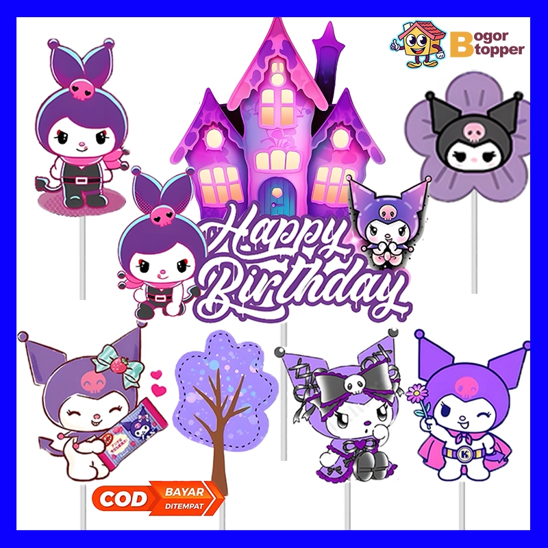 

CAKE TOPPER HAPPY BIRTHDAY KARAKTER FREE FIRE HIASAN DEKORASI KUE ULANG TAHUN KARAKTER KUROMI LUCU DAN KOKOH