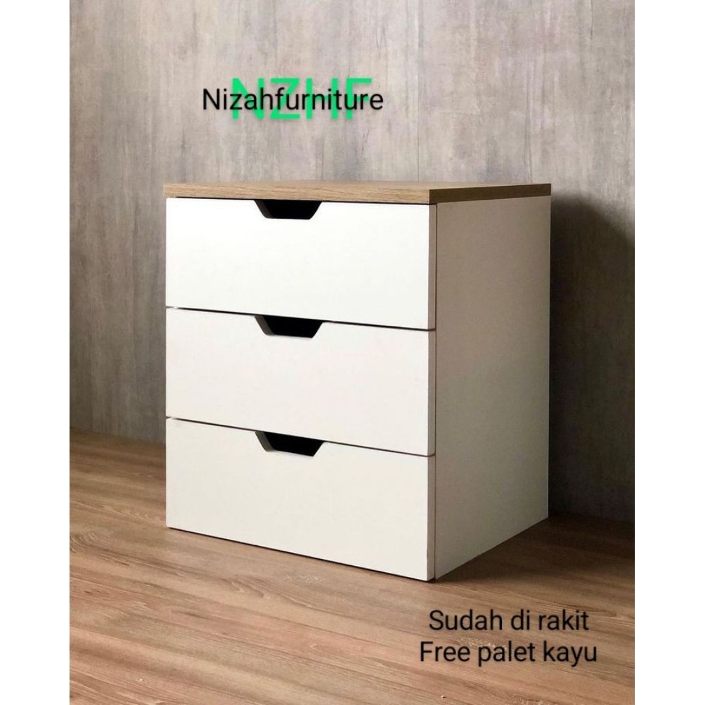 meja nakas  laci, meja nakas kamar tidur