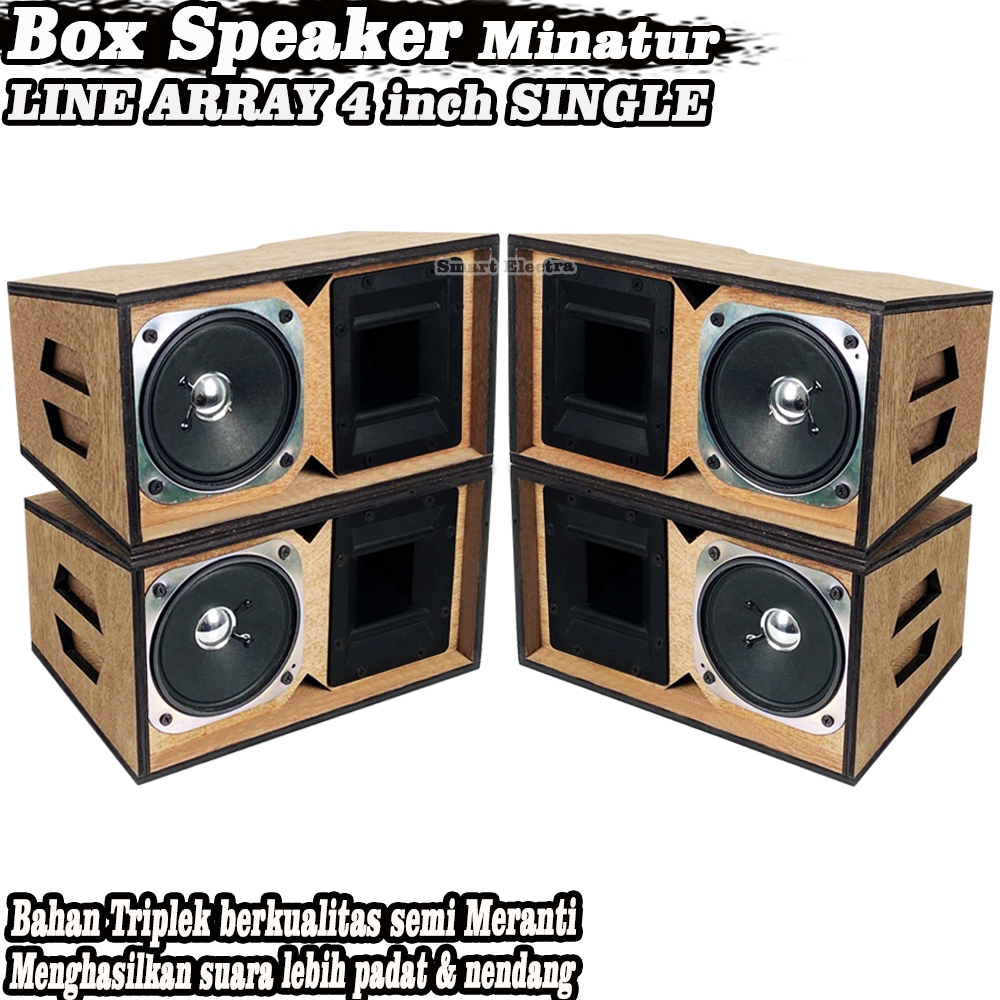 Box Speaker Miniatur Line Array 4 Inch