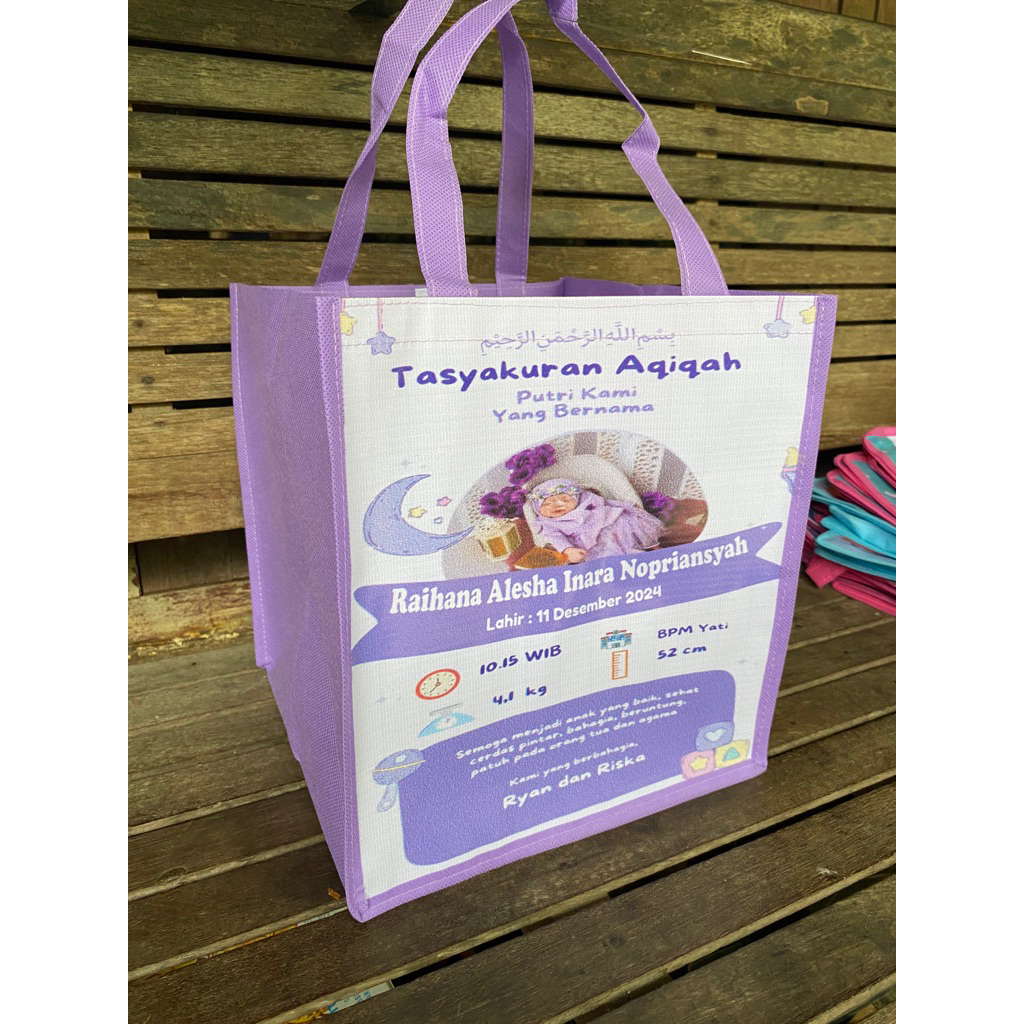 

Tas Aqiqah Tasyakuran Berkat Ulang Tahun Hantaran Souvenir Ultah