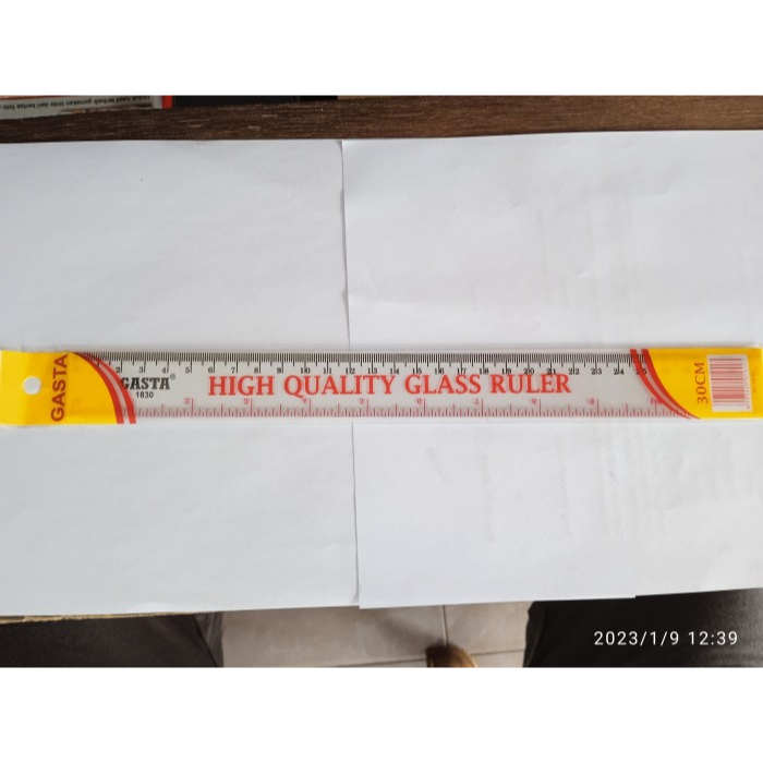 

penggaris plastik 30 cm (HARGA 1 PCS)