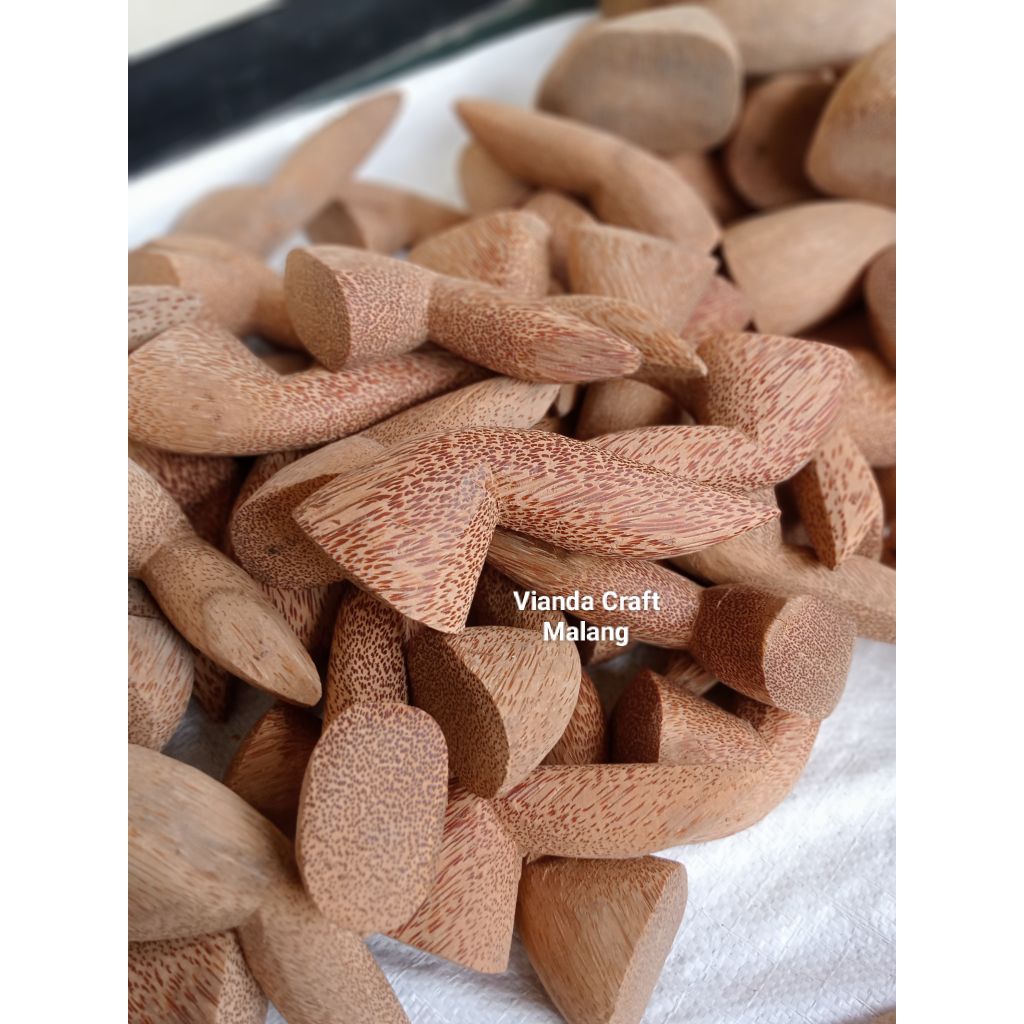 MURAH!!! Ulekan kayu glugu ukuran Kecil/Ulekan kayu kelapa/Uleg kayu kelapa