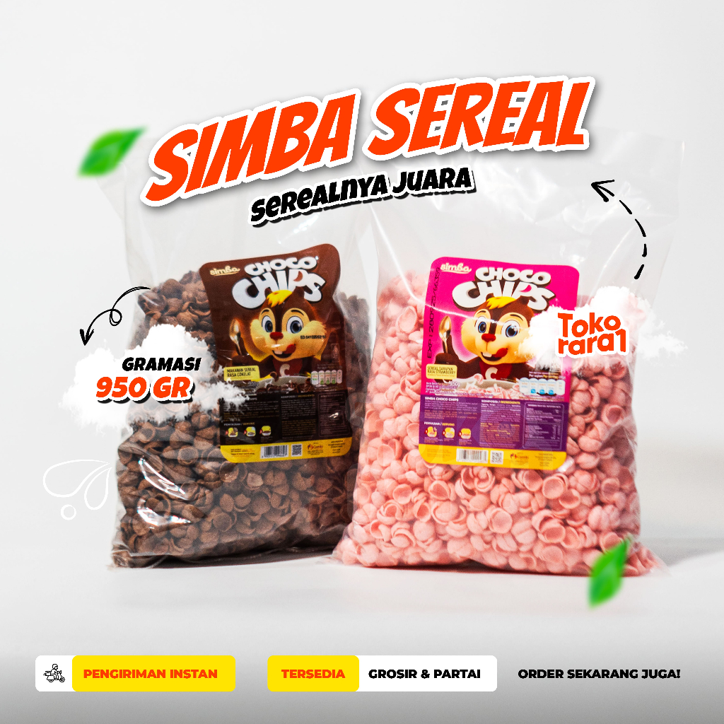 

[950gr] Simba Choco Chips Choco Crunch Sereal