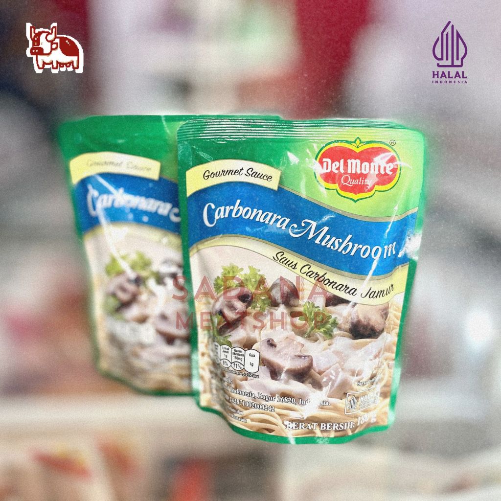 

Del Monte Carbonara Mushroom 180g – Saus Krim Siap Pakai, Lezat & Praktis