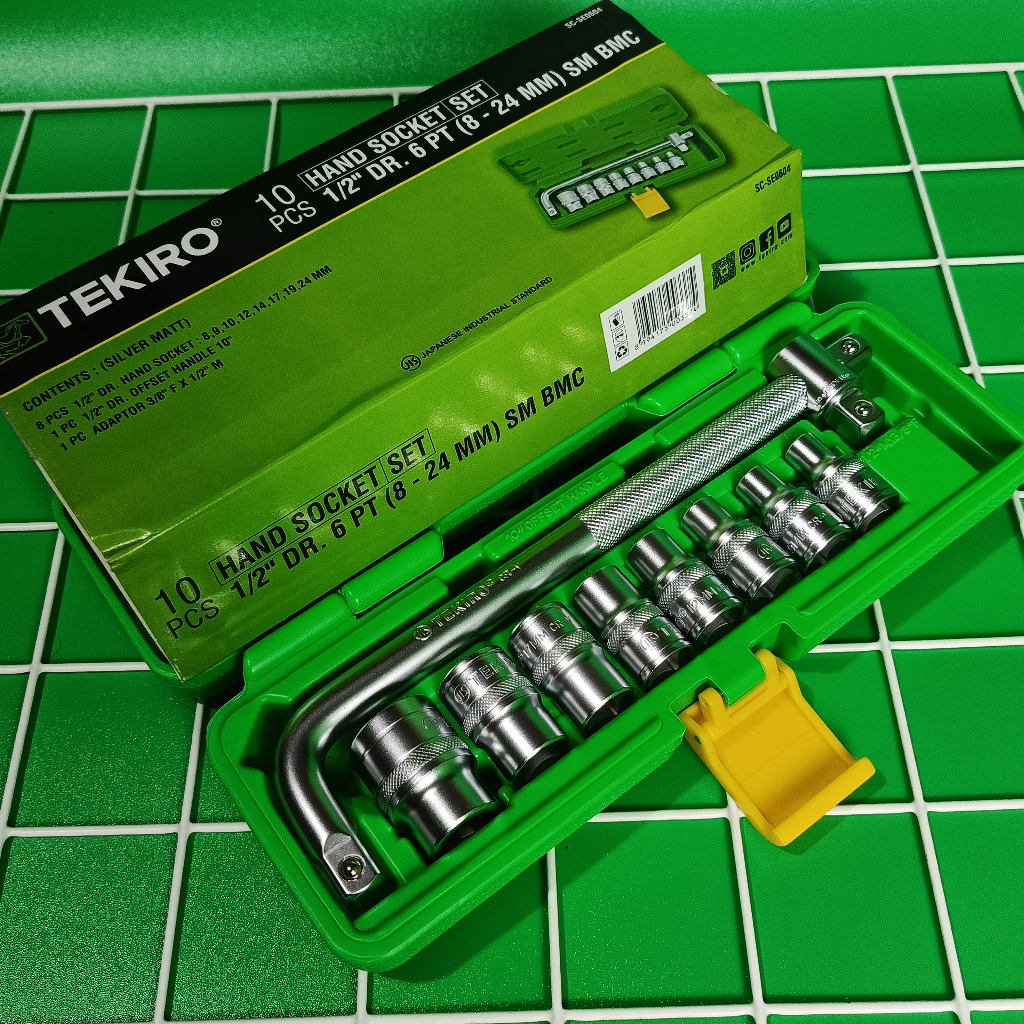 RMS - Kunci Sok Set 10 Pcs 8-24Mm Tekiro Tersedia Juga Kunci Sok Shock Set 10Pcs 8 Sampai 24 Victory