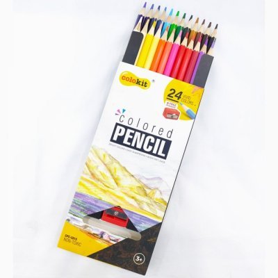 

Pensil Warna Flexoffice Colokit 24 Warna Panjang CPC