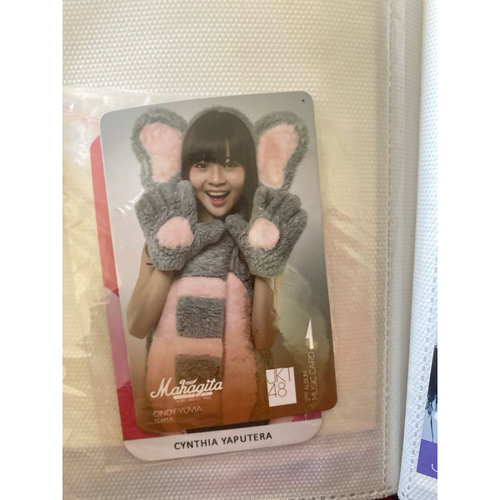 Photocard Original JKT48 - Cindy Yuvia Ex Member JKT48 (Kebun Binatang Saat Hujan)