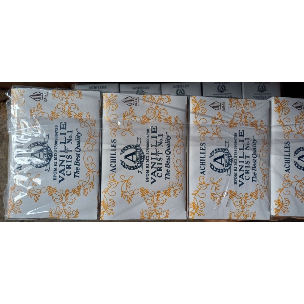

vanili crystal achilles A 1 box isi 100 sachet