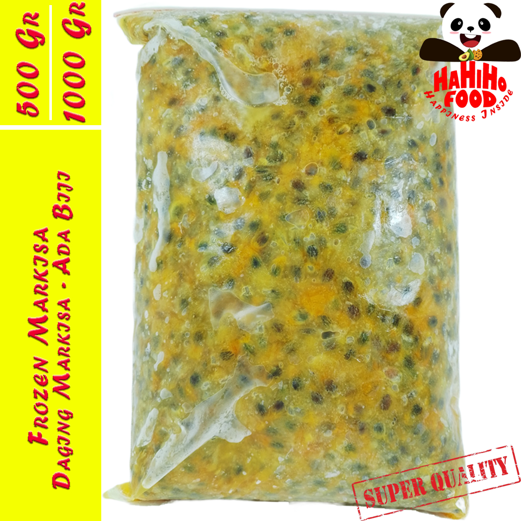 

HaHiHo FOOD Markisa Frozen | Markisa Beku | Frozen Buah Markisa Ada Biji | Passion Fruit