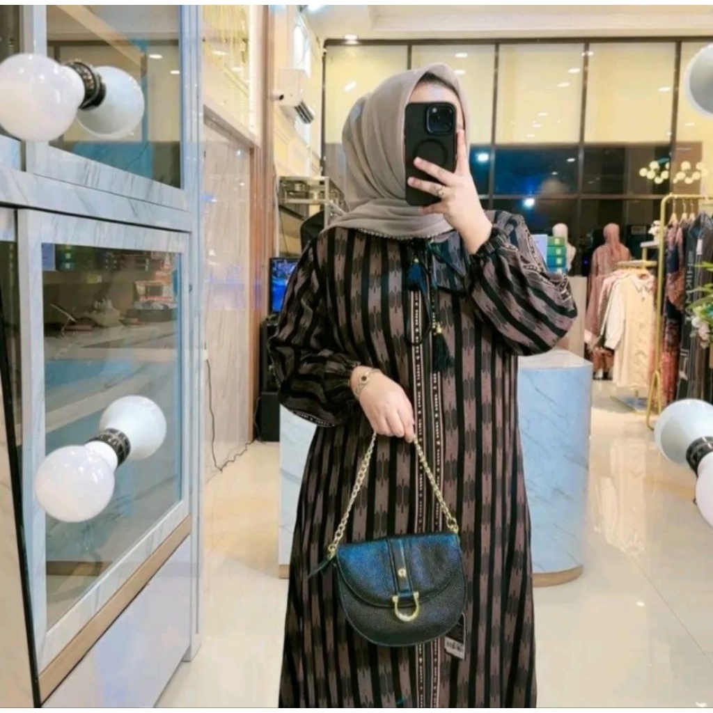 khalisa abaya by enmi/khalisa abaya/abaya aurelia enmi butik/hikmat kw