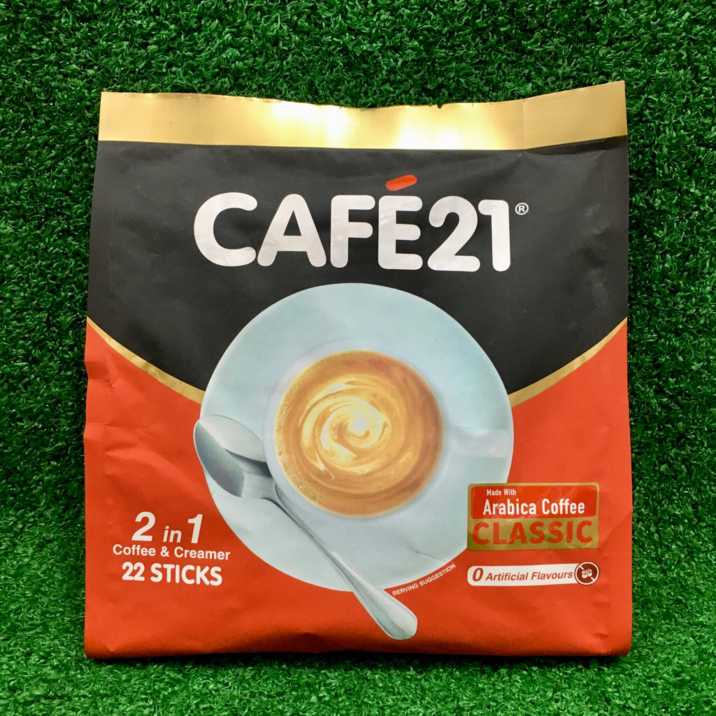 

Cafe21 Classic Arabica Coffee 2 In 1 Instant Coffee Mix 22 Sticks 264gr Impor Singapore HALAL