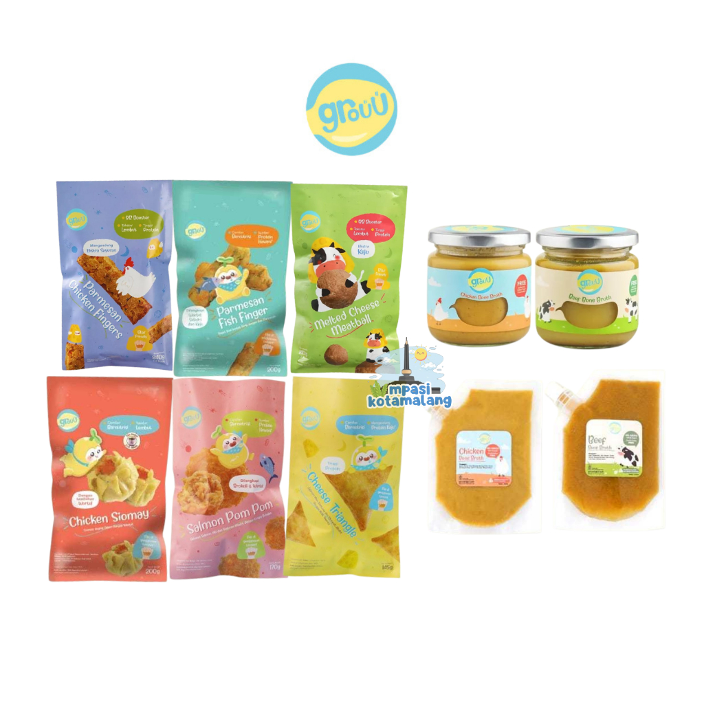 

GROUU FROZEN BONE BROTH/KALDU/ LAUK SIAP SAJI FINGER FOOD
