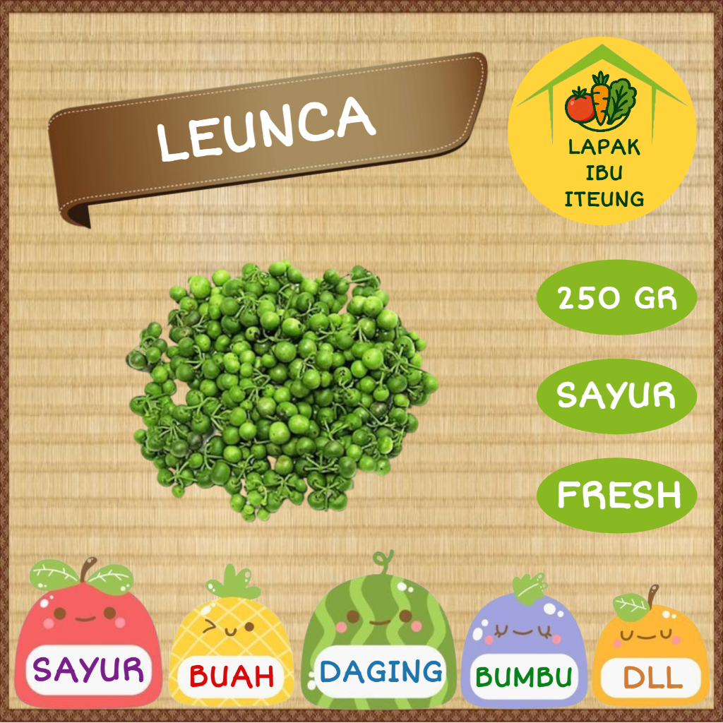 

LEUNCA INSTAN BANDUNG 1/4KG 250GR SEGAR / LENCA / LUNCA FRESH SAYUR SAYURAN PASAR