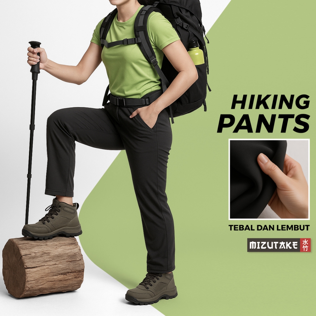 MIZUTAKE Celana Panjang Gunung Wanita Quick Dry