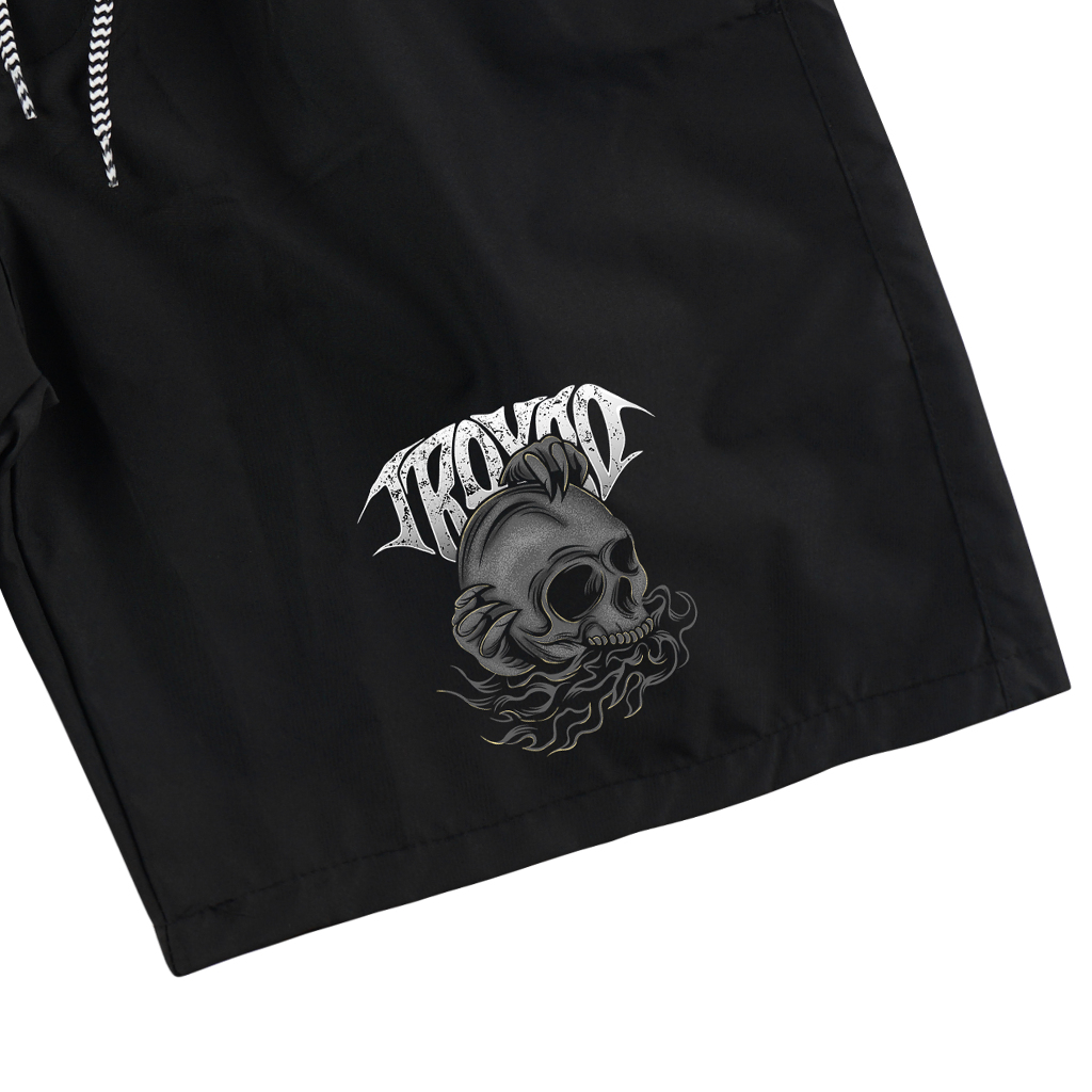 Troy Company Boardshort Black Nightmare Owl - Celana Pendek Hitam PTD 2199