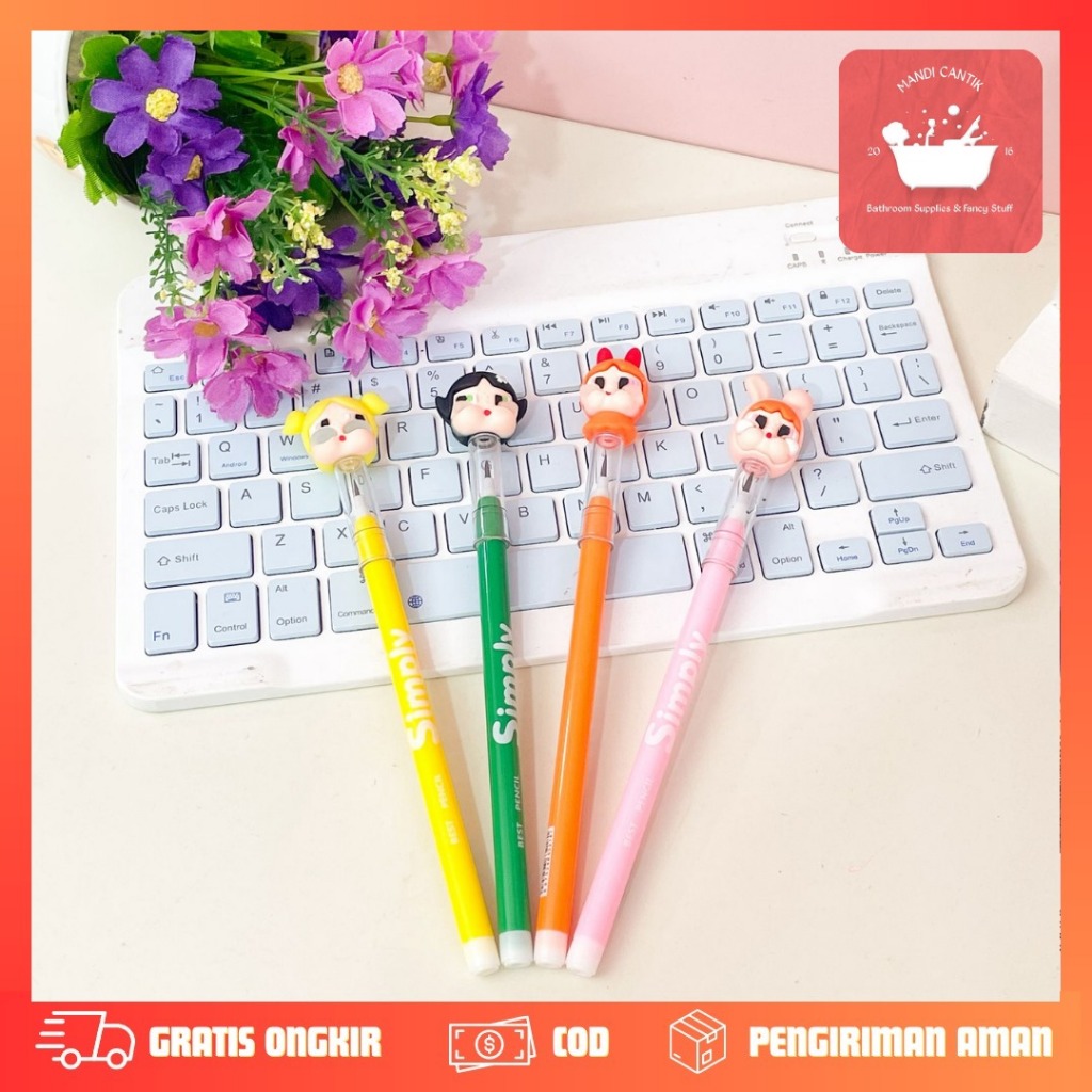 

PENSIL SUSUN KEPALA POWER PUFF GIRLS PS-2001/ Pensil alat tulis sekolah